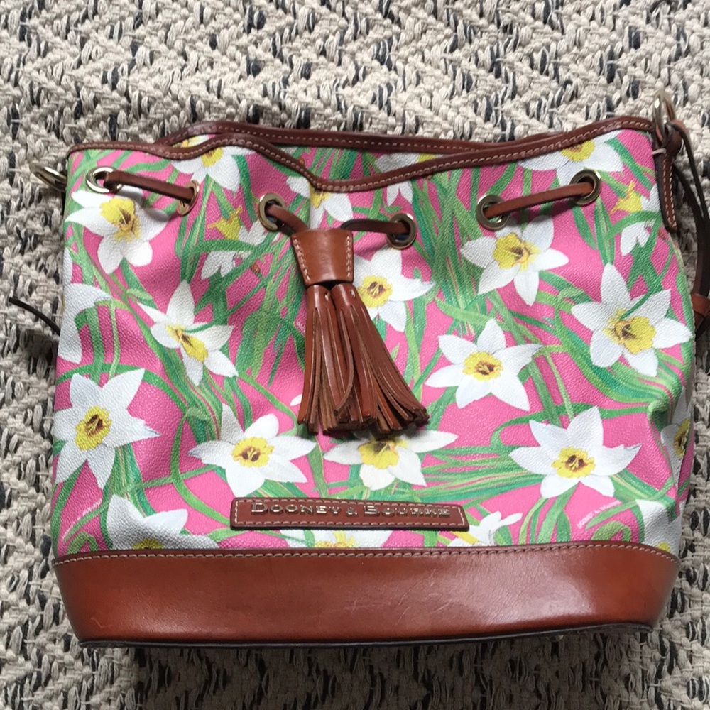 Pink floral Dooney and Bourke